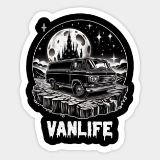 Moonlight Vanlife Sticker